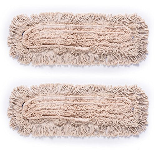 Microfiber Dust Mop Head Refills Pack of 2 for Hardwood Tile Laminate & Stone Floors