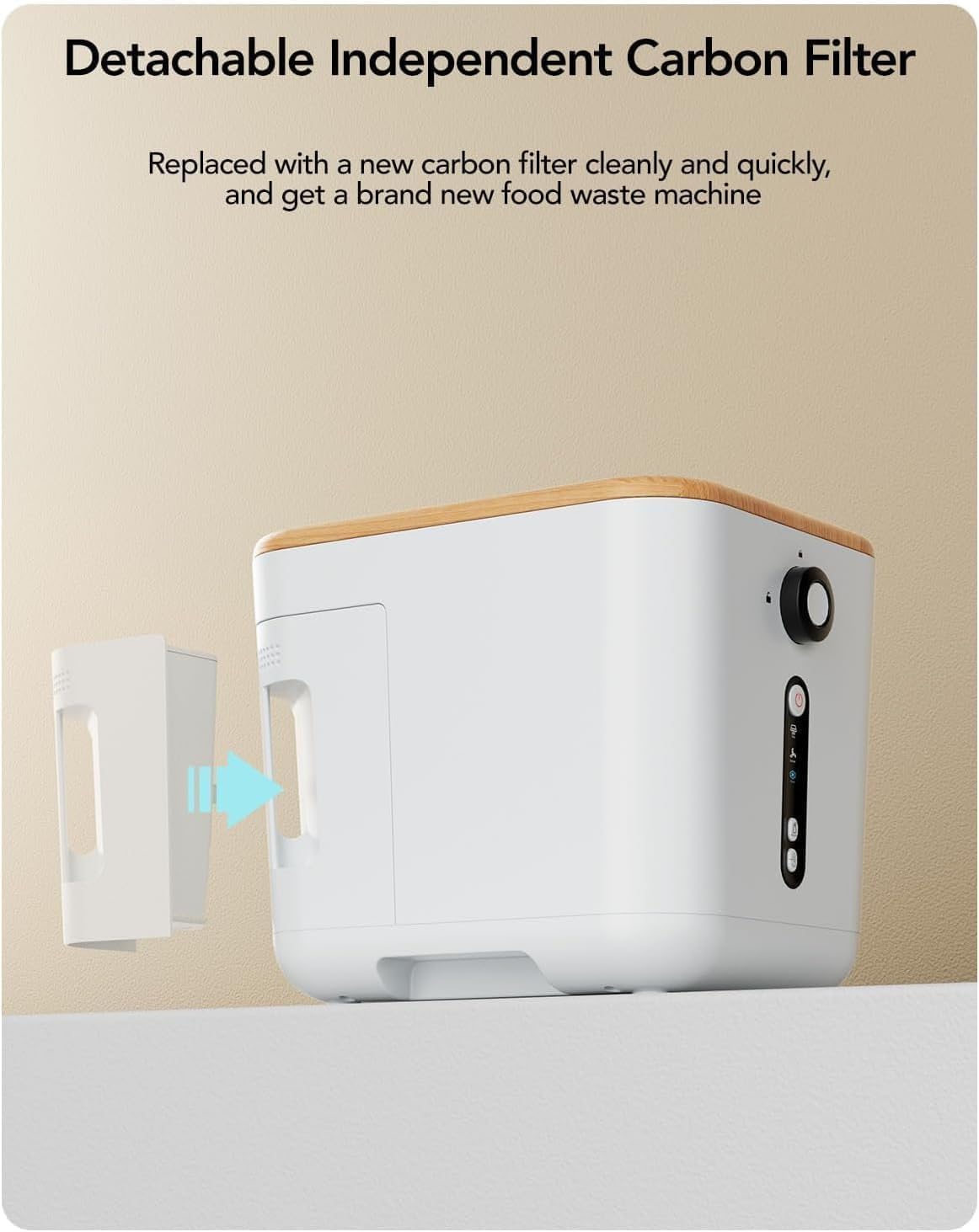 Odor Absorbing Filter Refills for Smart Waste Kitchen Composter
