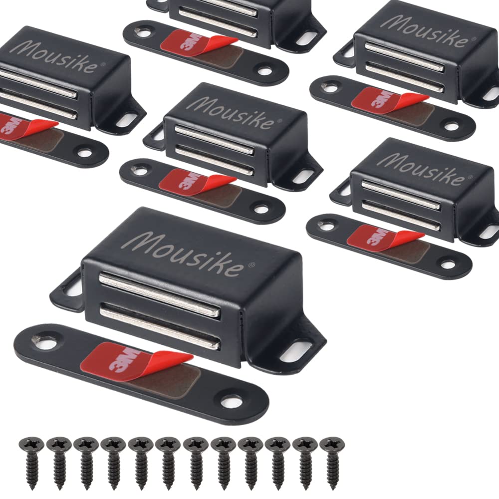 Cabinet Magnets 30lb Strong Catch for Kitchen Cupboard Door 6Pack (2 Count)