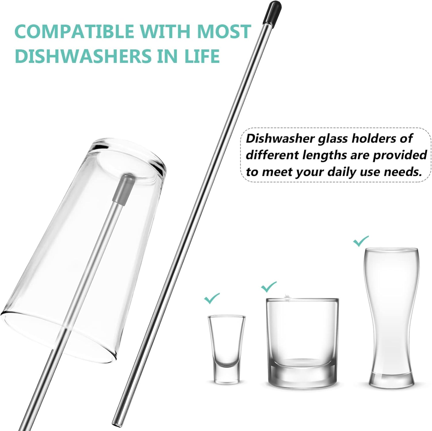 Bottles Bottles Bottles Bottle Holders Dishwasher 8pcs Dish Drying Rack Stainless Steel Insert Sticks Compatible for Soda Bottles Utensil Holder Utensil Holder Utensil Holder