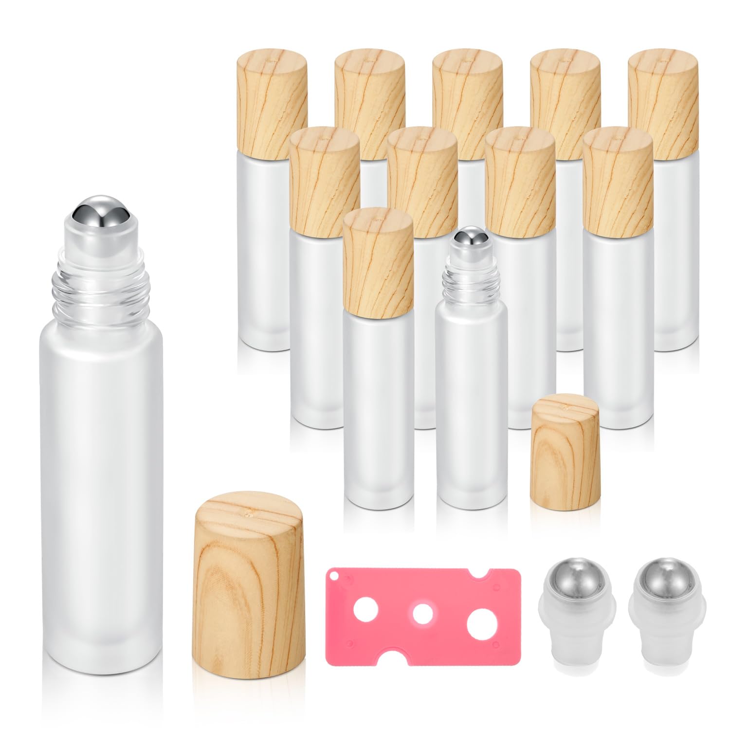 12 Pack Essential Oil Roller Bottles (12 Count)