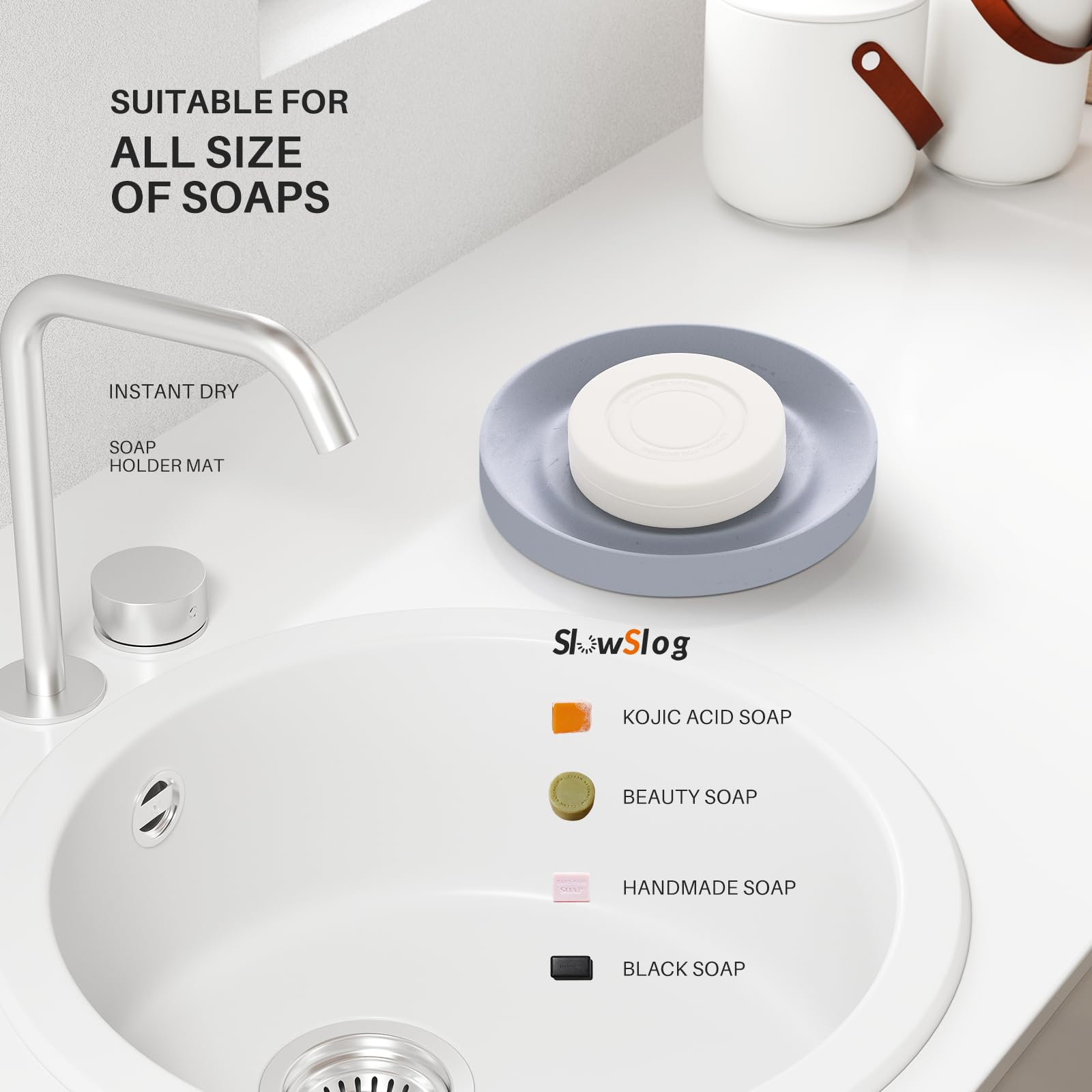 Diatomite Soap Dish Holder