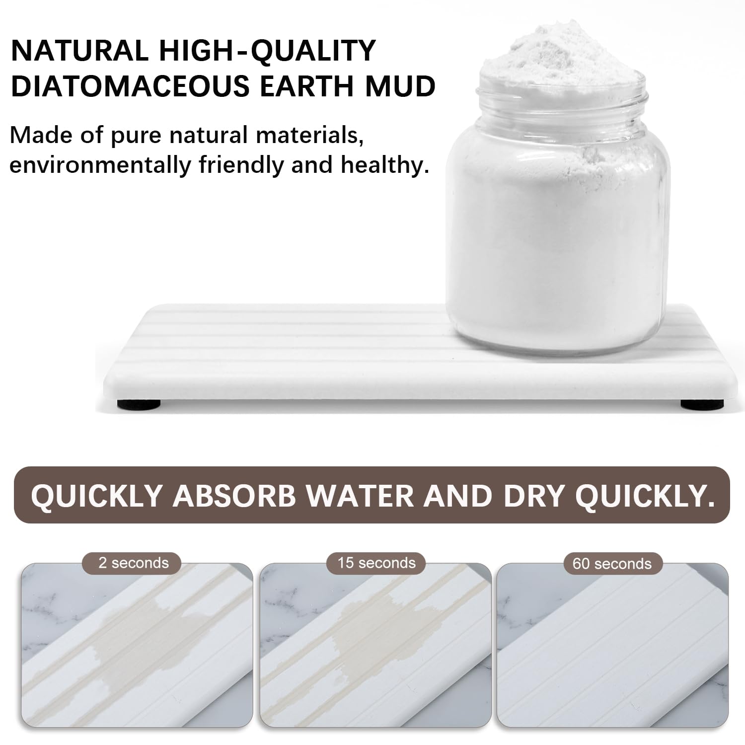 3PCS Stone Drying Tray (3 Count)