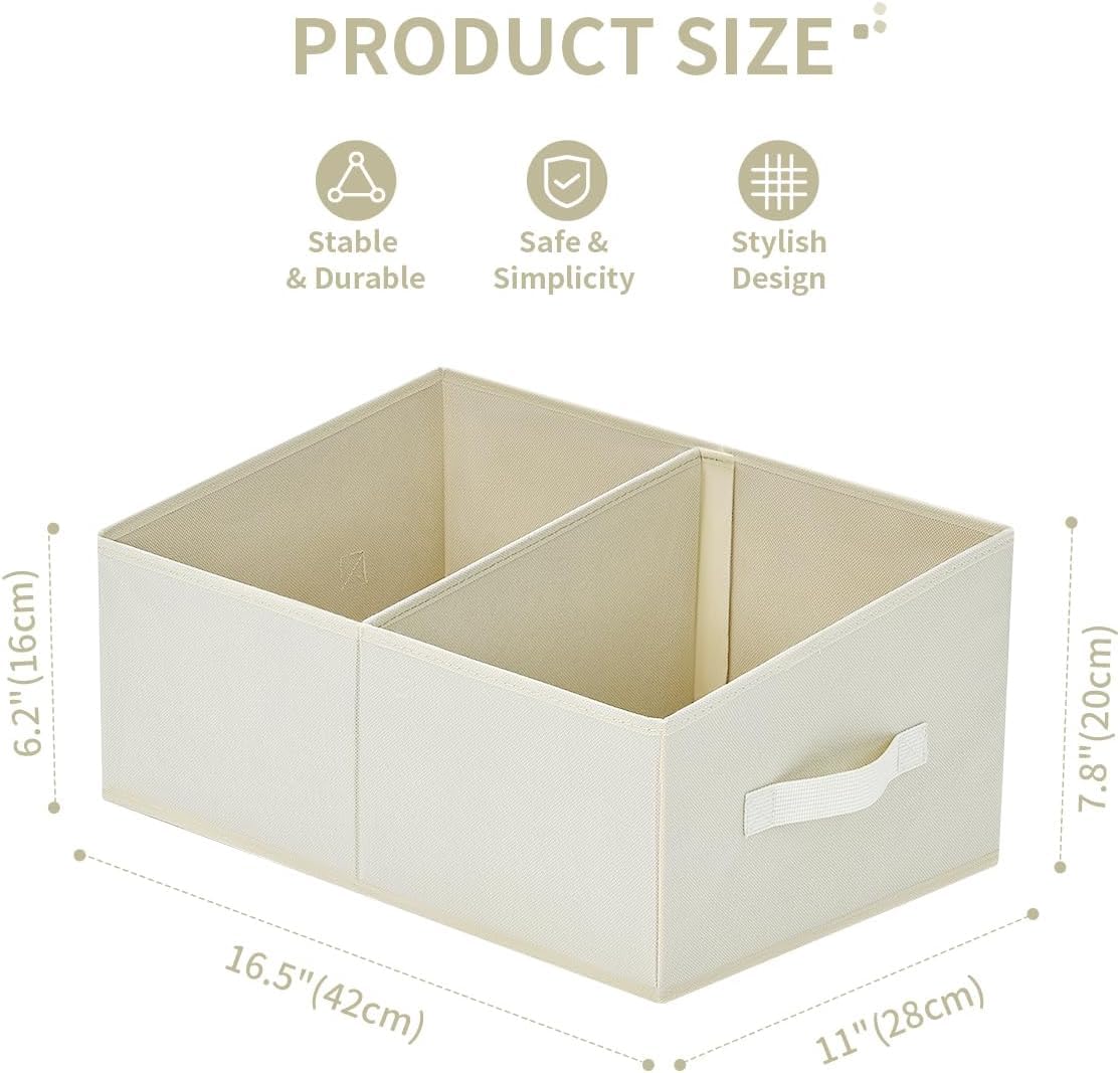 Closet Storage Bins (6 Count)