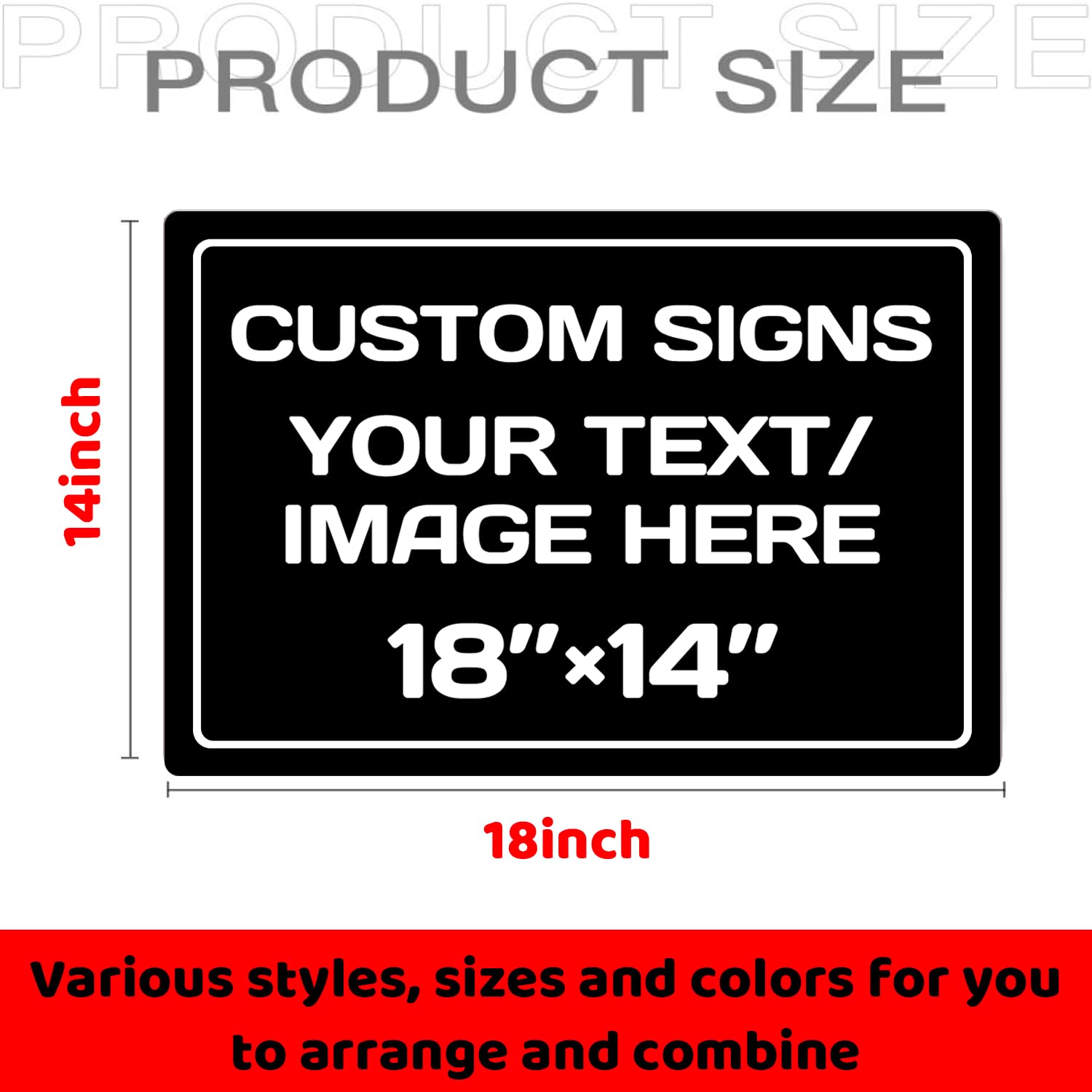 Custom Sign Personalized Metal signs