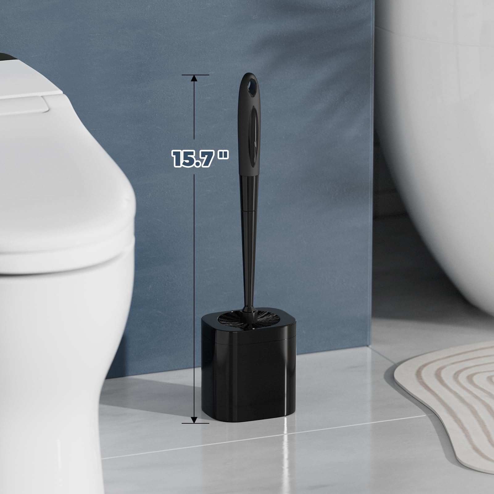 Toilet Brush and Holder Set (2 Count)