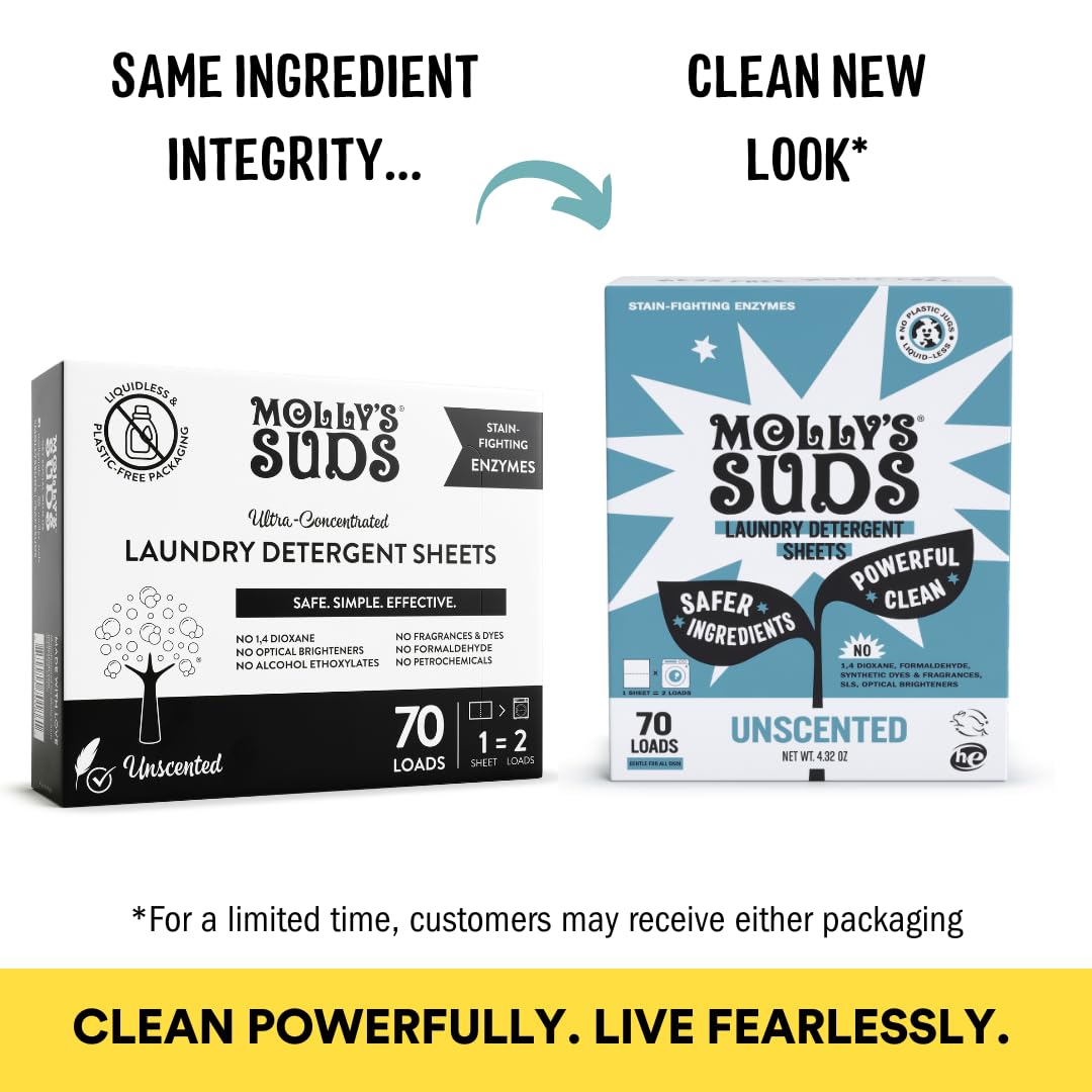 Molly’s Suds Laundry Detergent Sheets (120 Count)