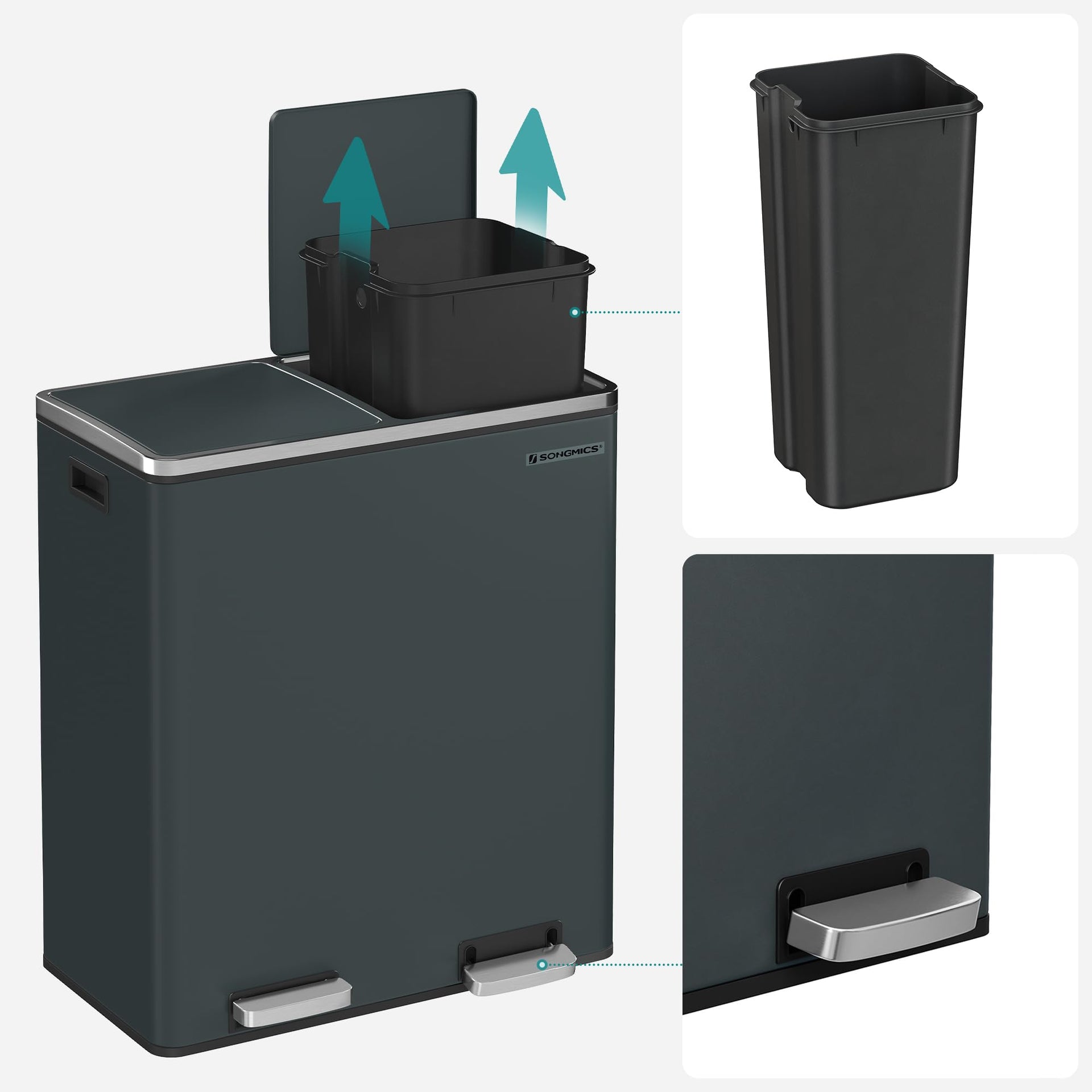 Trash Can 2 x 8 Gallon