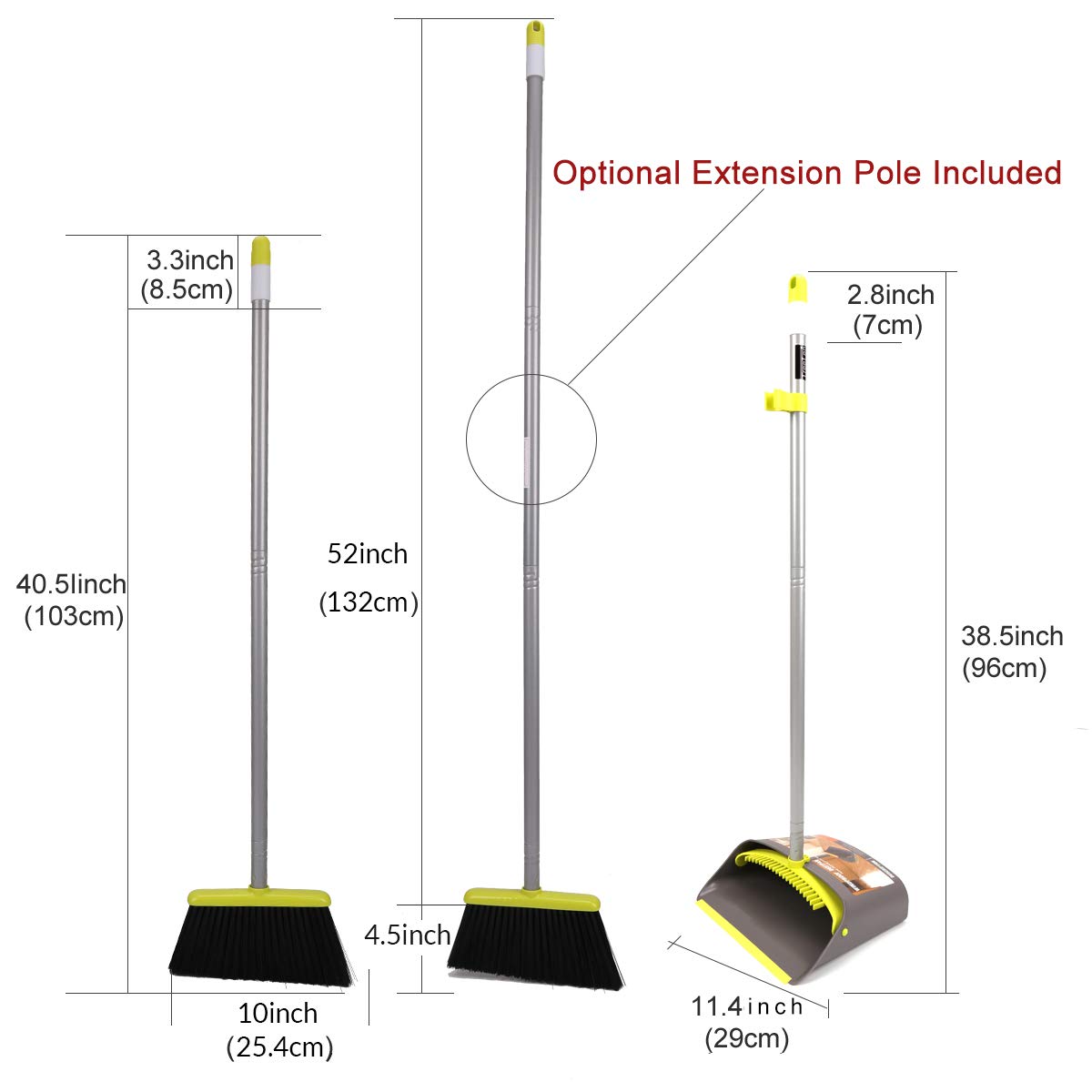 Broom and Dustpan Set