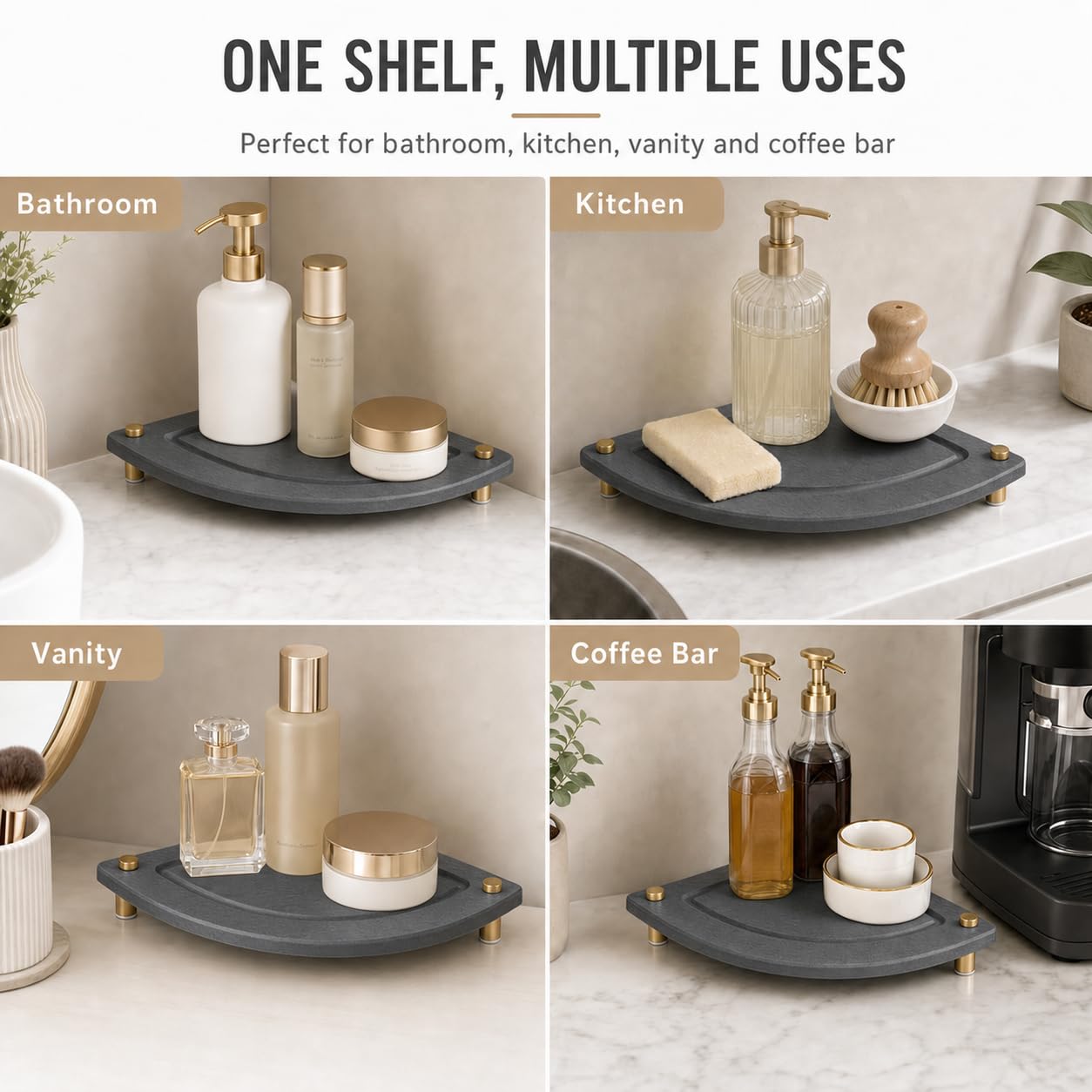 Corner Counter Shelf