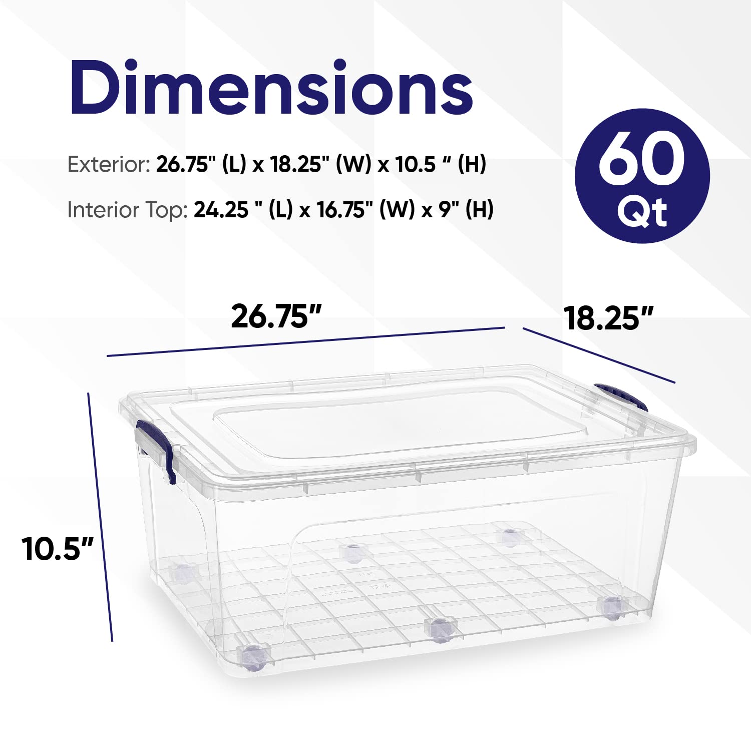 Storage Bins with Lids
