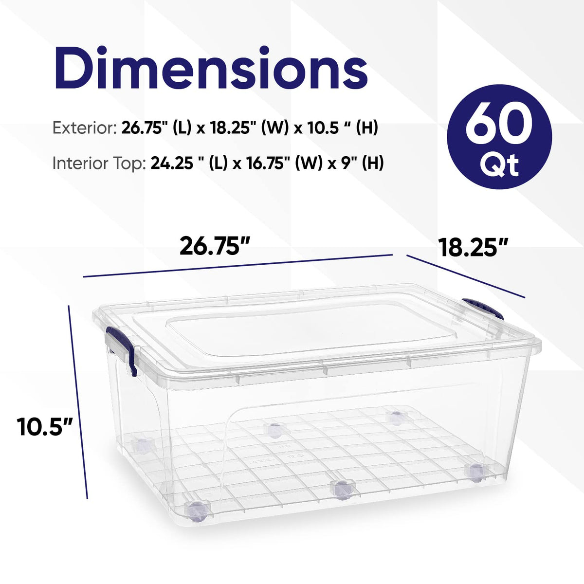 Storage Bins with Lids