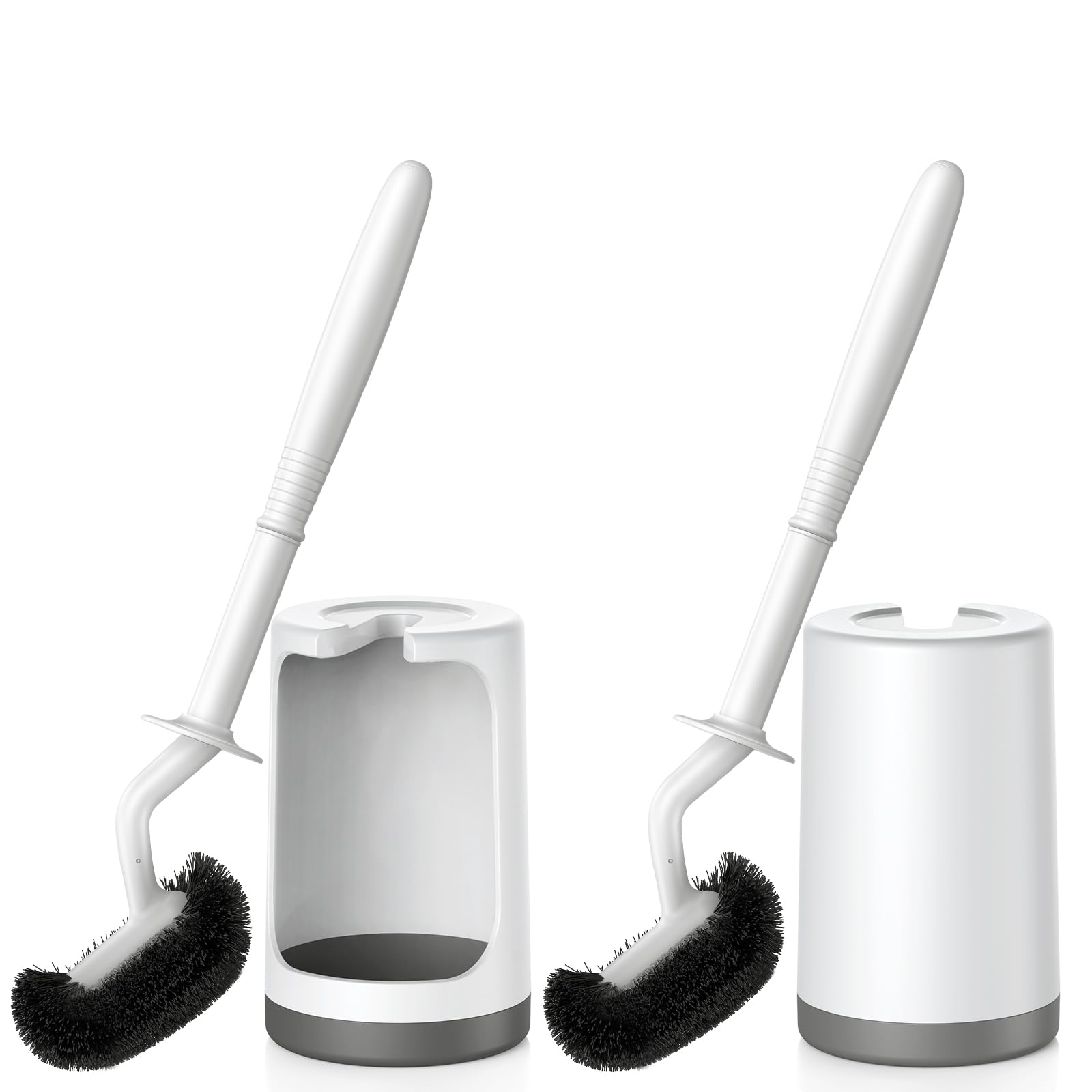 Toilet Bowl Brush Holder Set (2 Count)