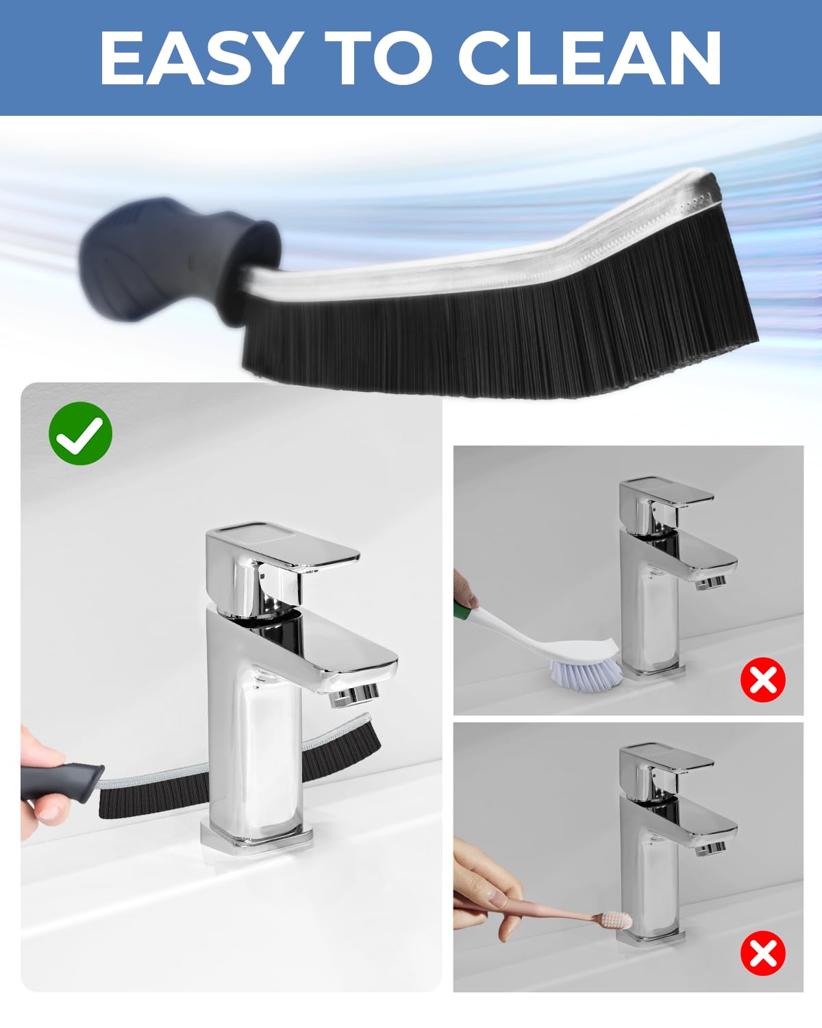 Crevice Cleaning Brushes (6 Count)