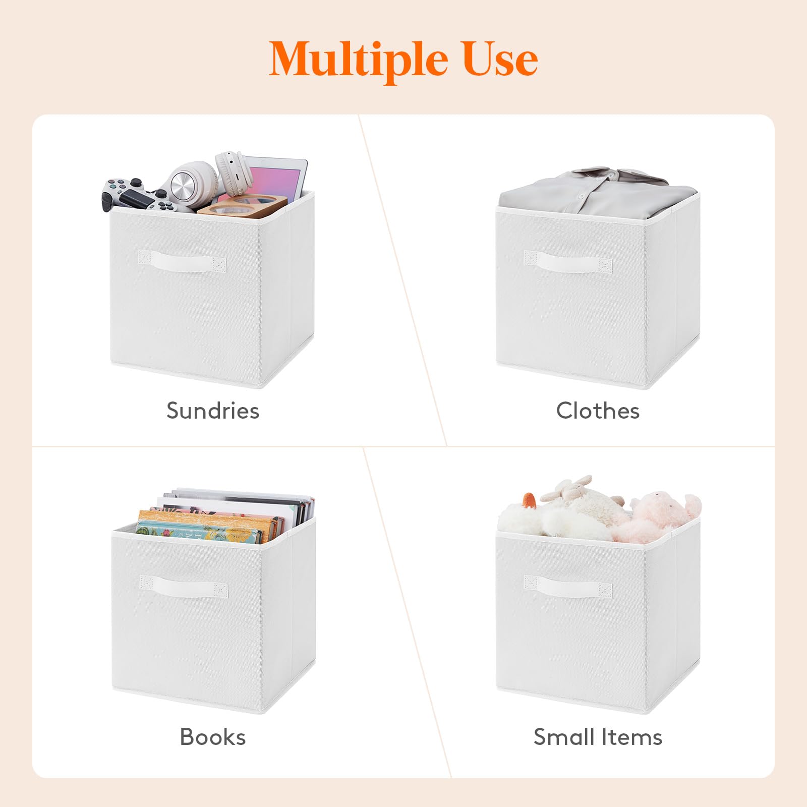 Storage Cubes (6 Count)