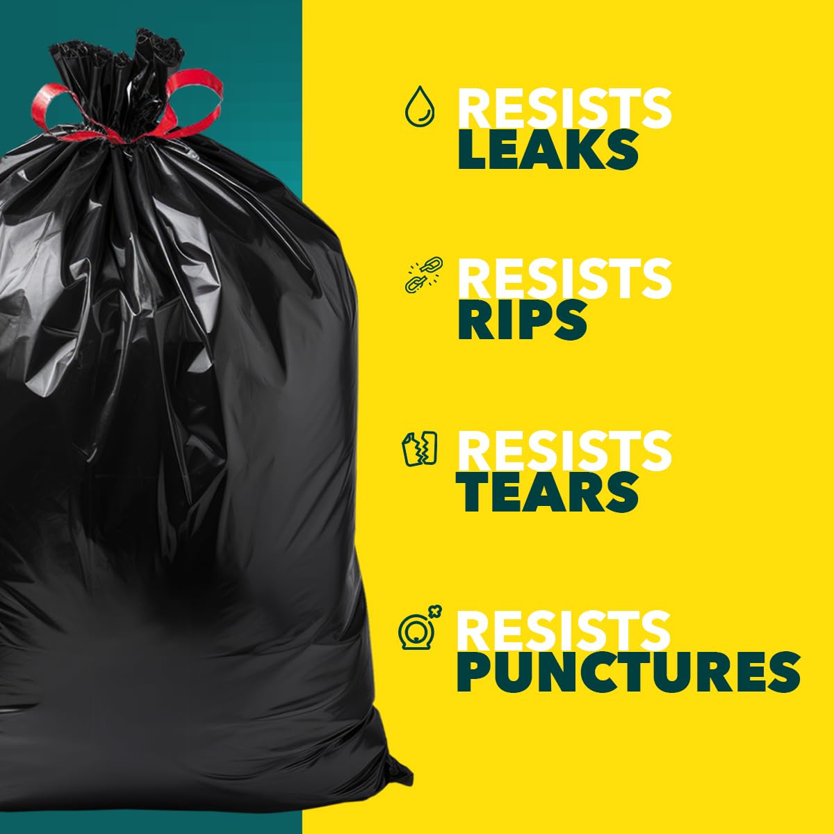 Extra Tall Kitchen Trash Bags (36 Count)