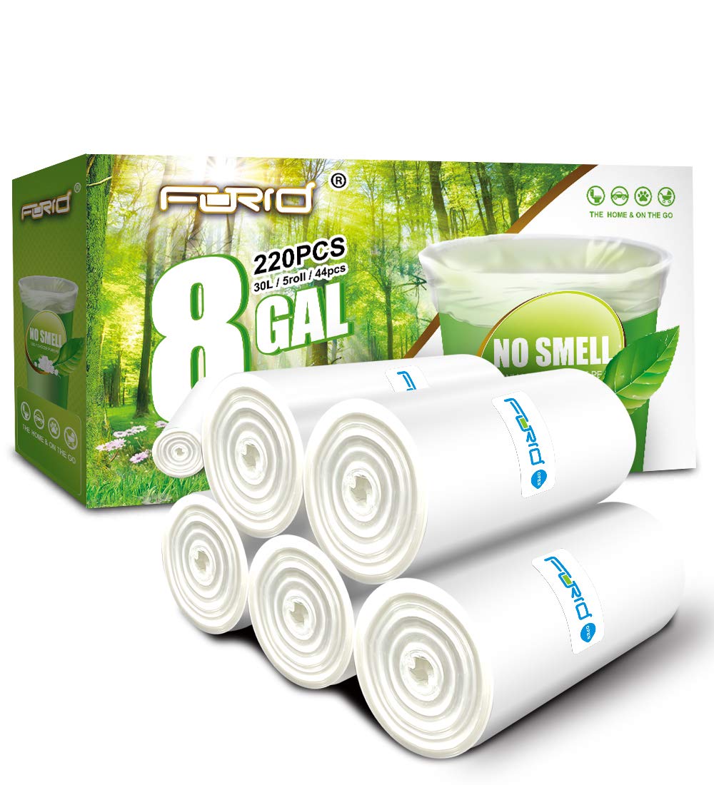 Clear Medium Garbage Bags (220 Count)
