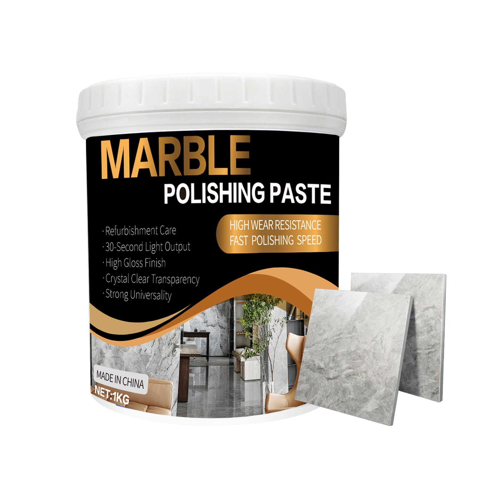 Marble Polishing Paste Kit (77.28 Fl Oz)