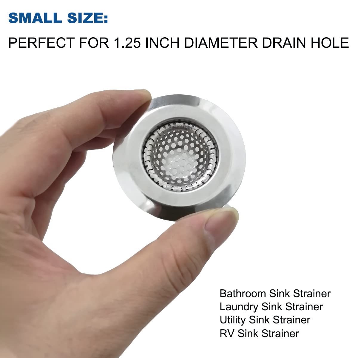 1.25" Small Drain Strainer (2 Count)