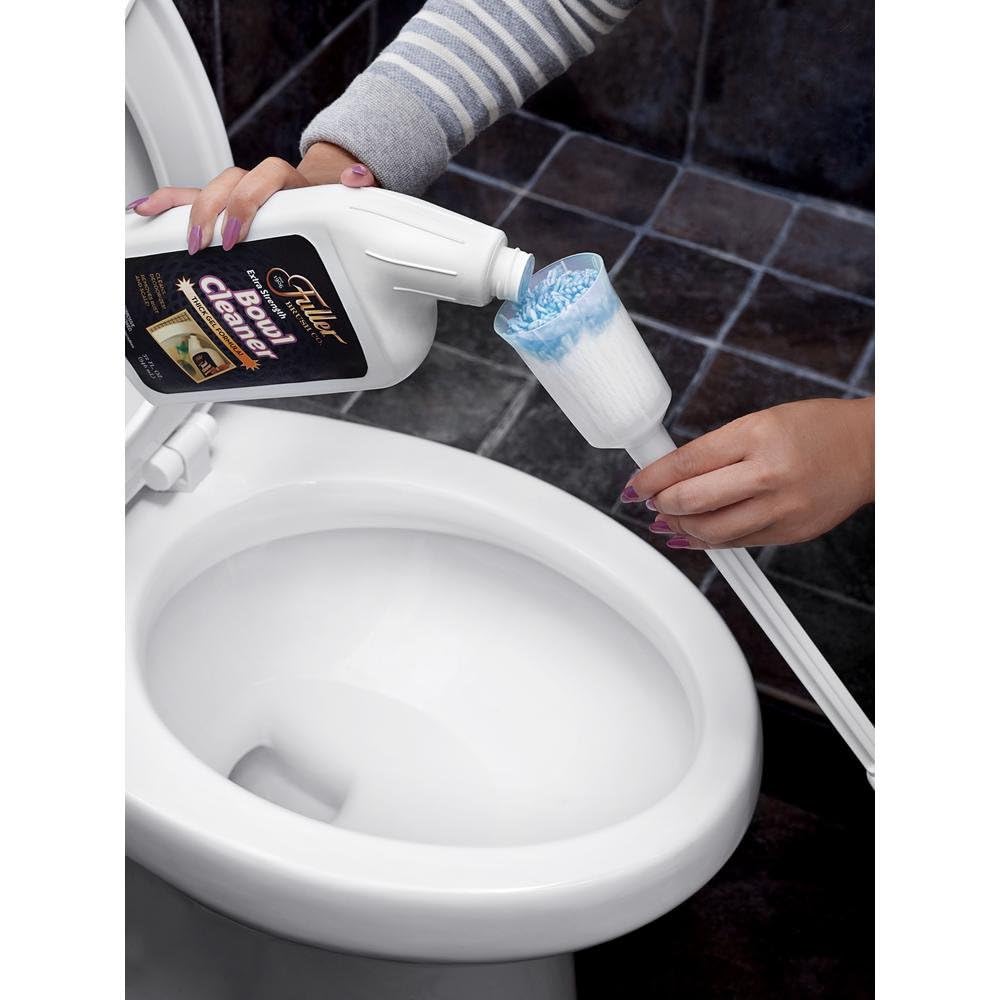 Toilet Bowl Swab with Extra Strength Bowl Cleaner (32 Fl Oz)