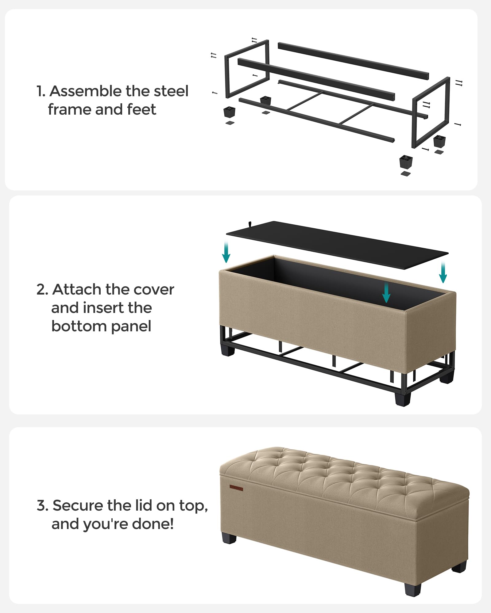 Storage Ottoman Bench