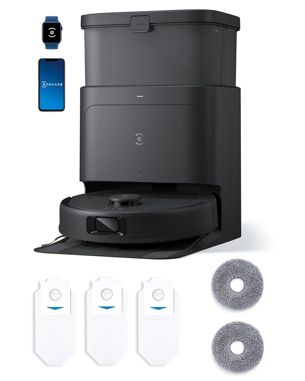DEEBOT N30 Omni Care Robot Vacuum and Mop