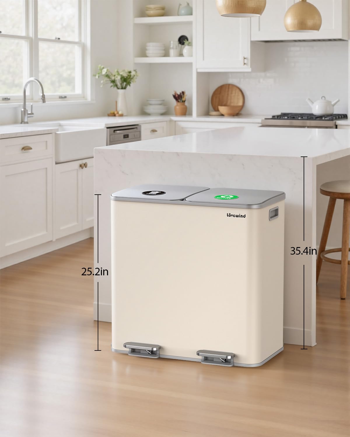 Trash Can 2 x 10.5 Gallon