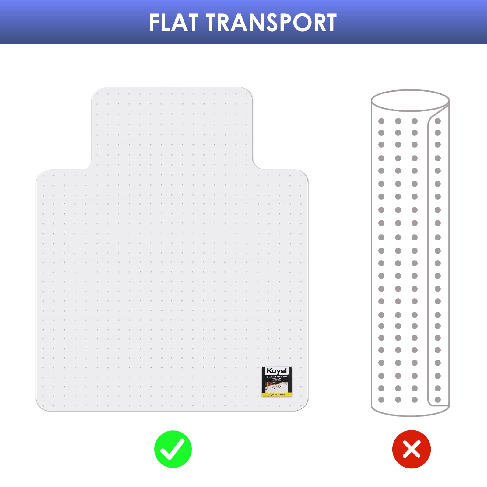 Office Chair Mat for Carpet (2 Count)