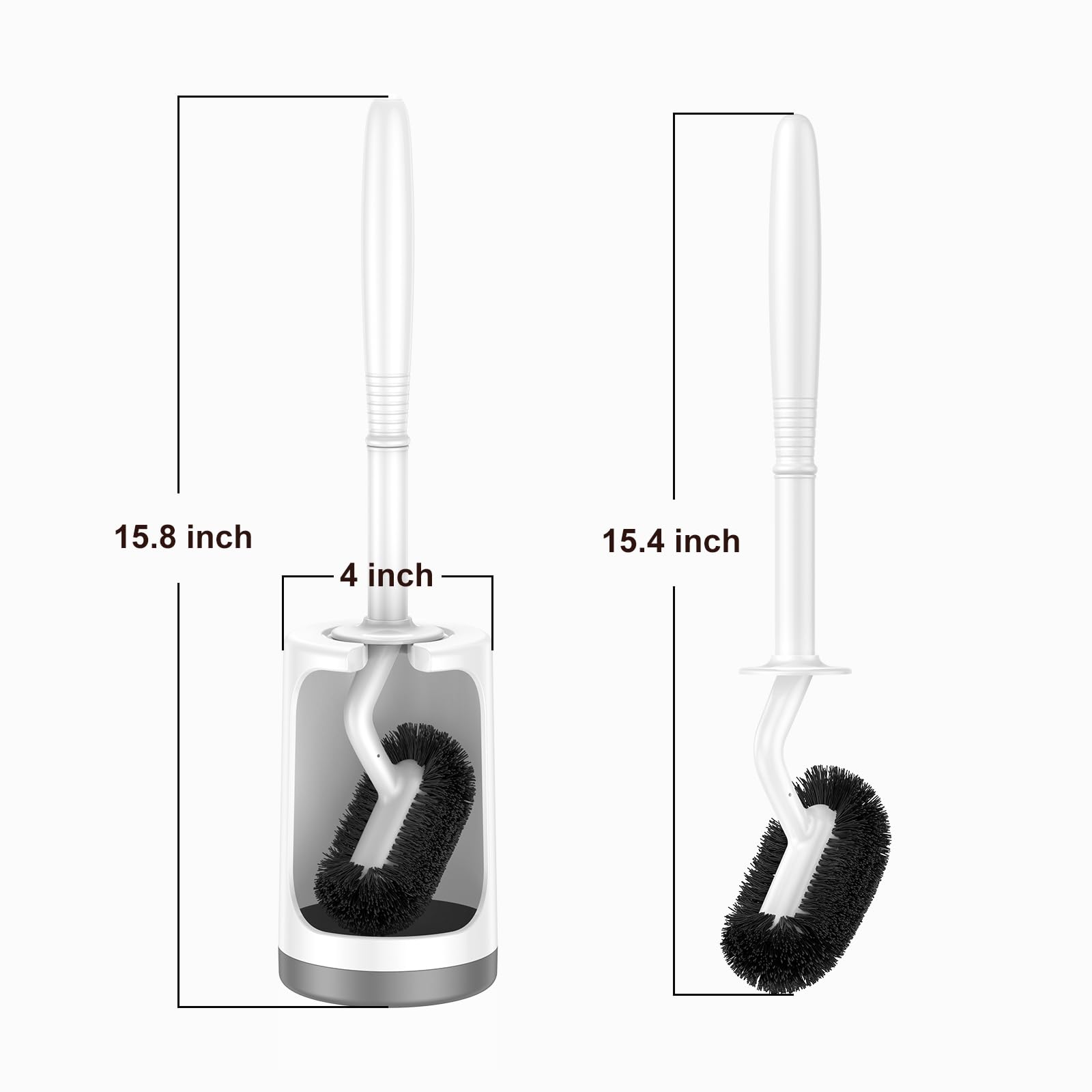 Toilet Bowl Brush Holder Set (2 Count)