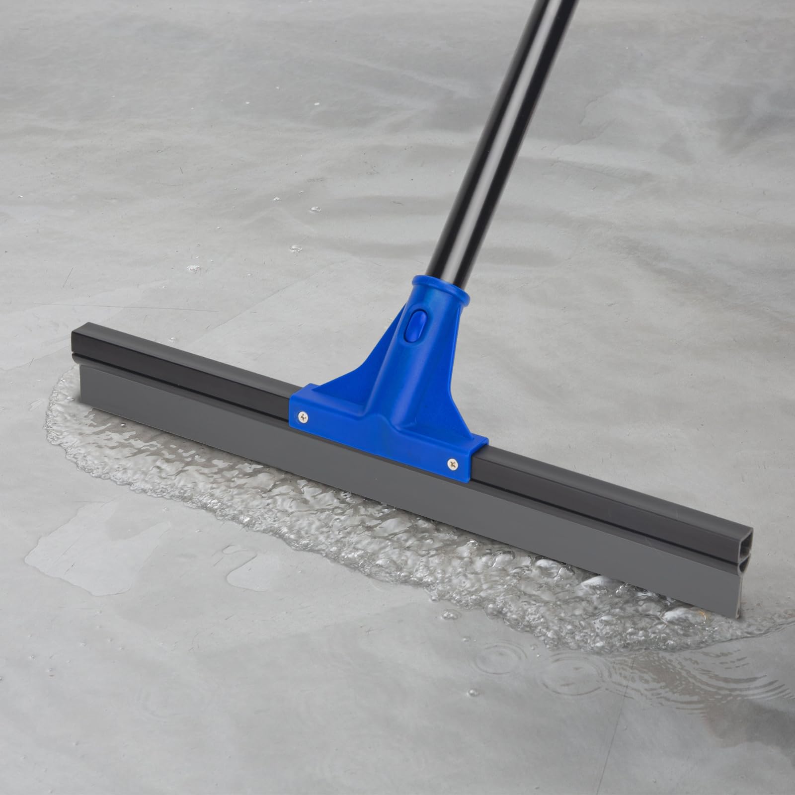 Floor Squeegee with Telescopic Long Handle 59''