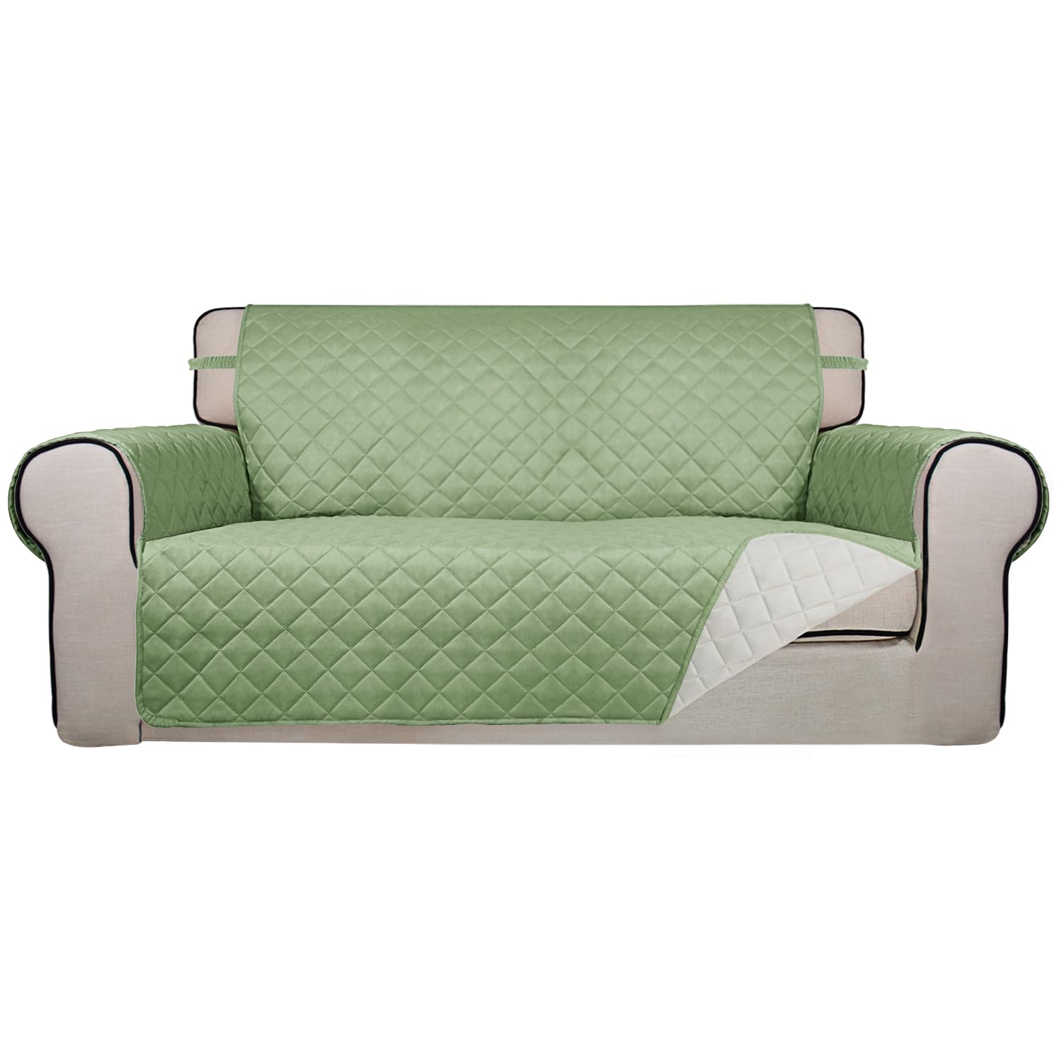 Reversible Quilted Couch Covers for Dogs Loveseat Sofa Cover 54"
