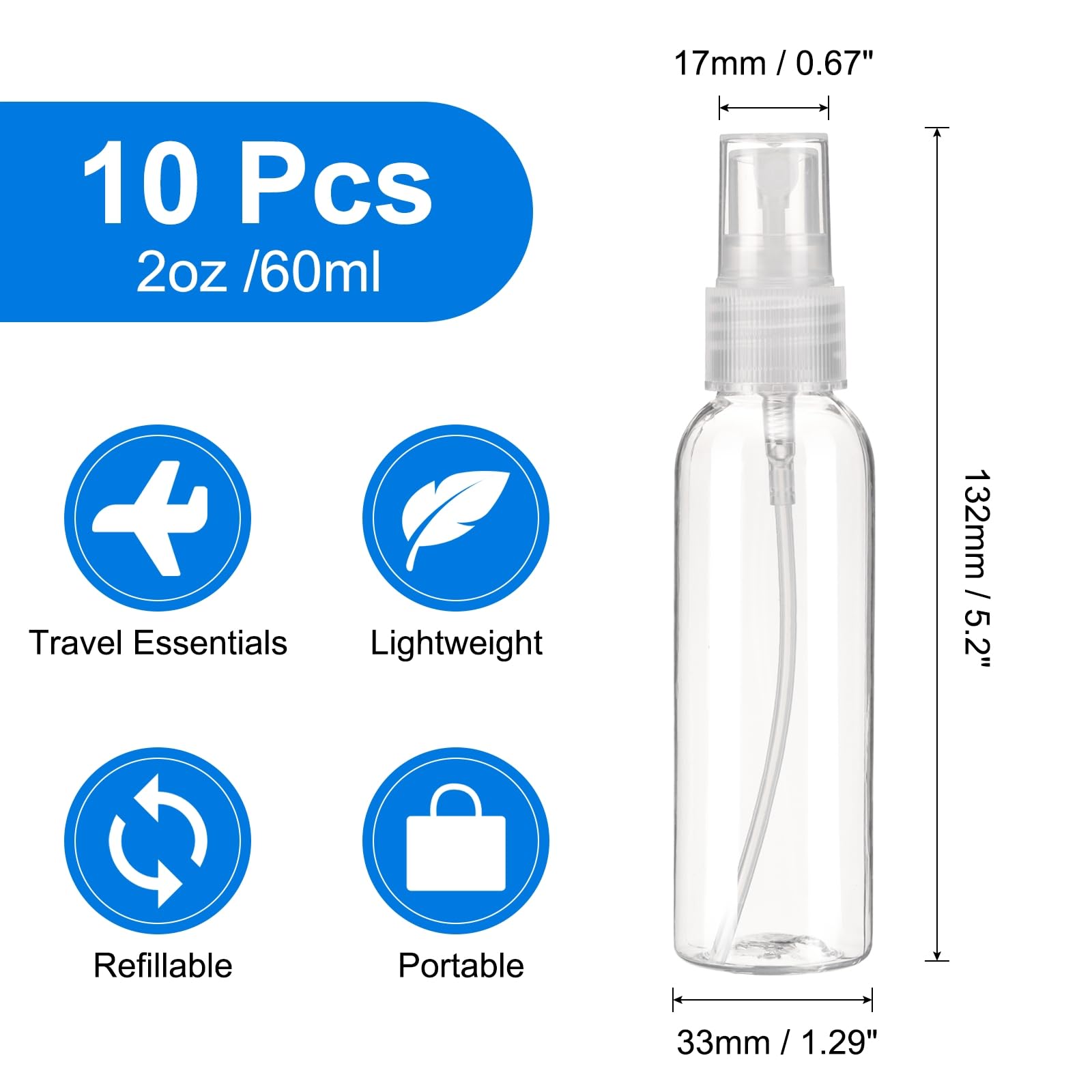 10Pack Spray Bottles