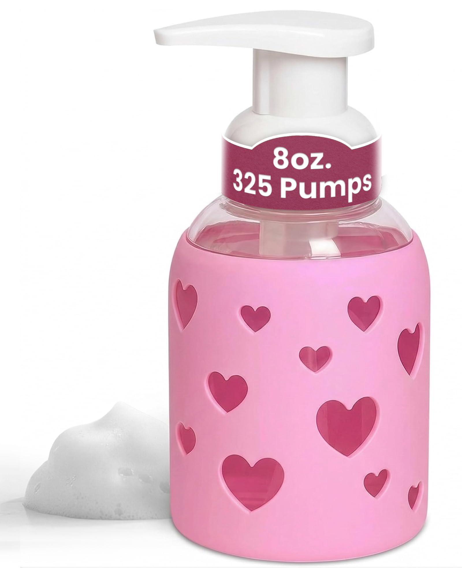 Foaming Hand Soap Dispenser Glass