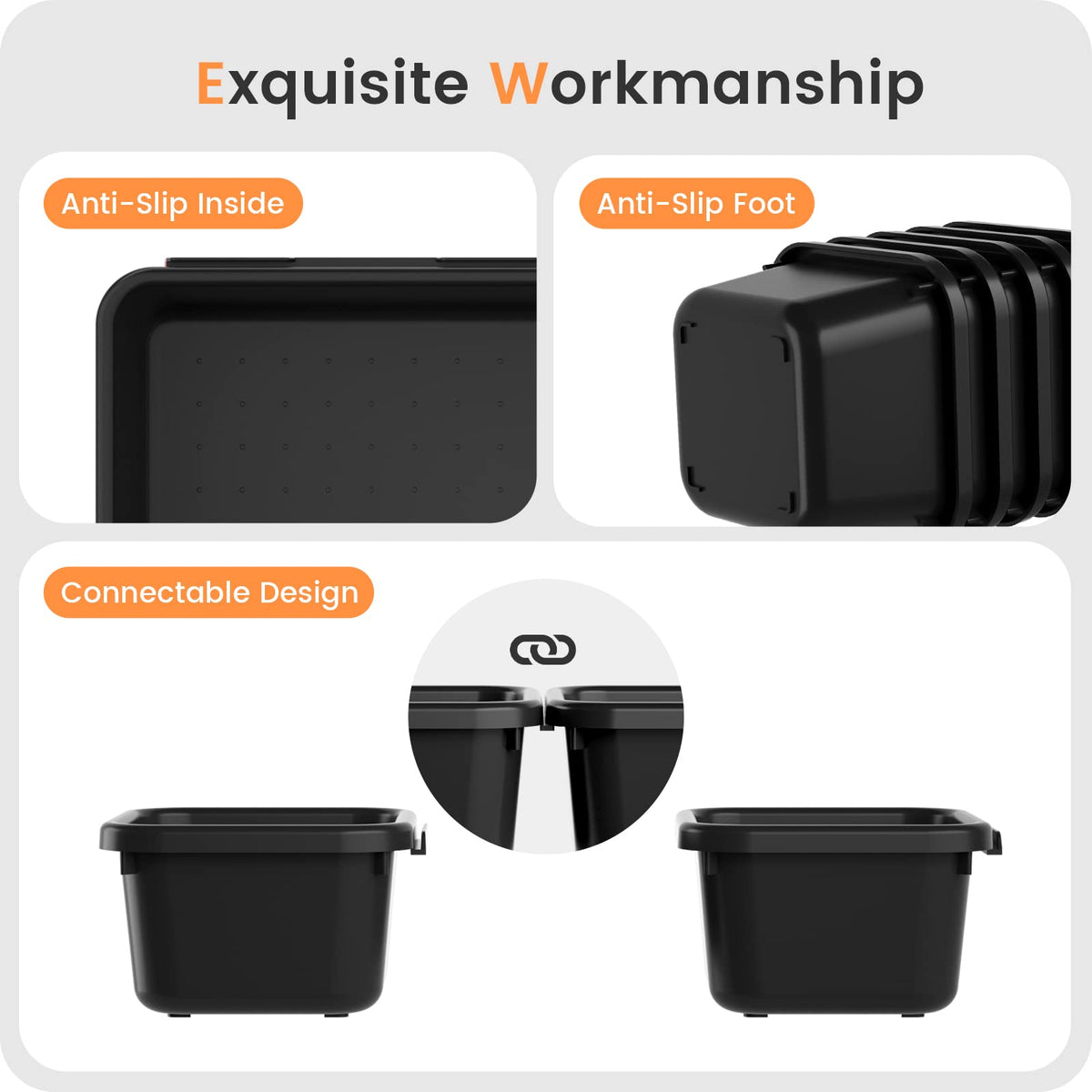 Military Grade】 Drawer Organizer (28 Count)