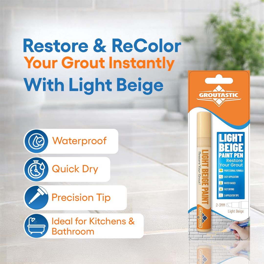 Grout Pen Light Beige