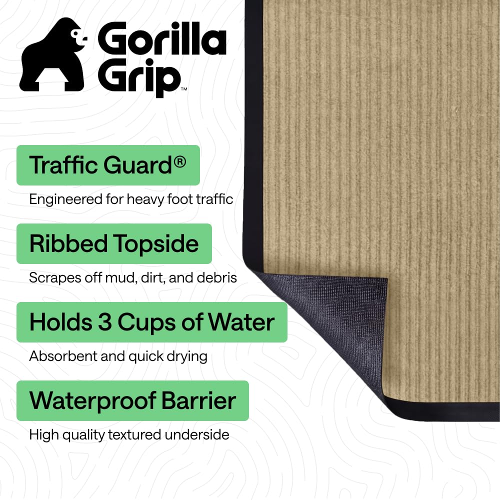 Waterproof Traffic Guard Door Mat (2 Count)