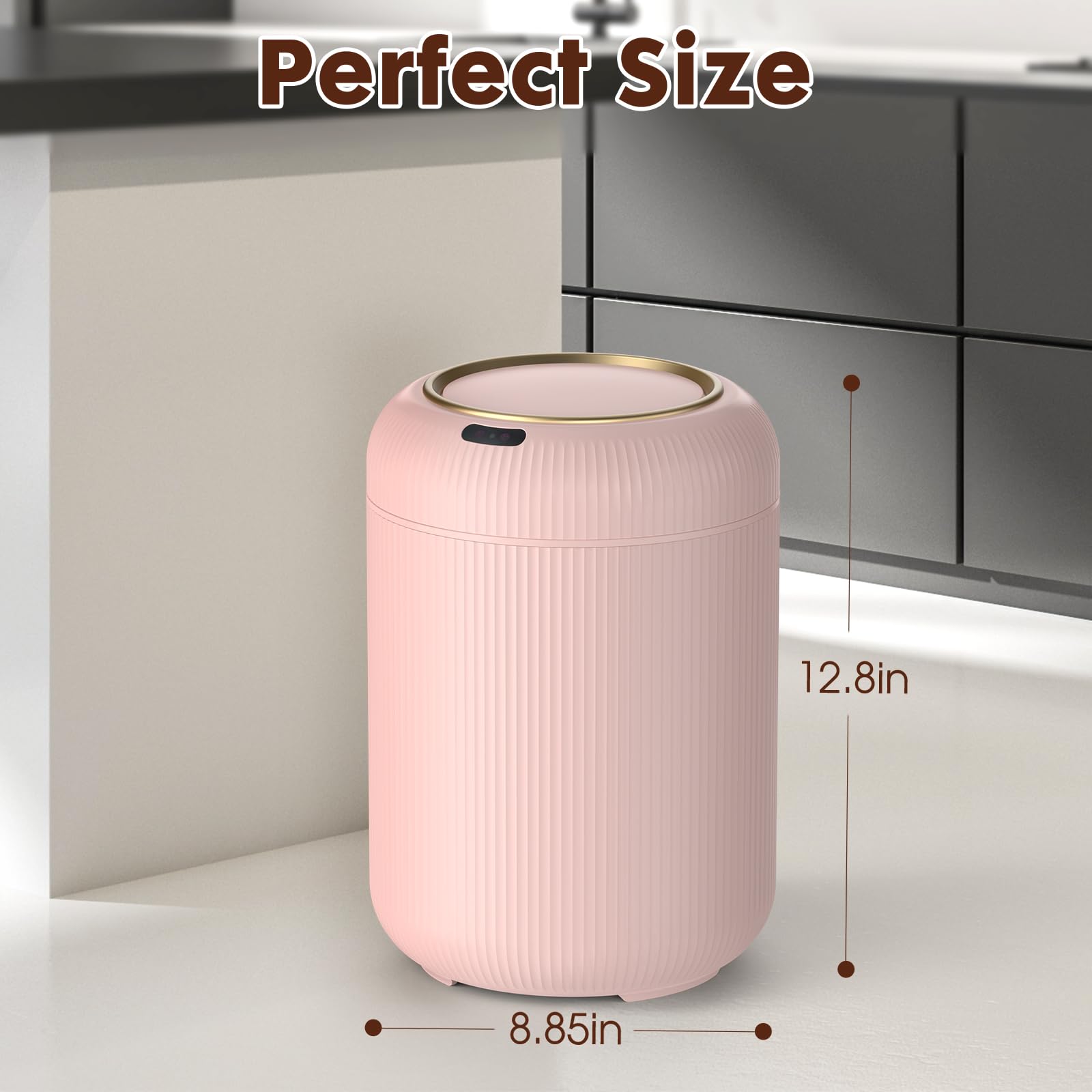 Automatic Motion Sensor Bathroom Trash Can