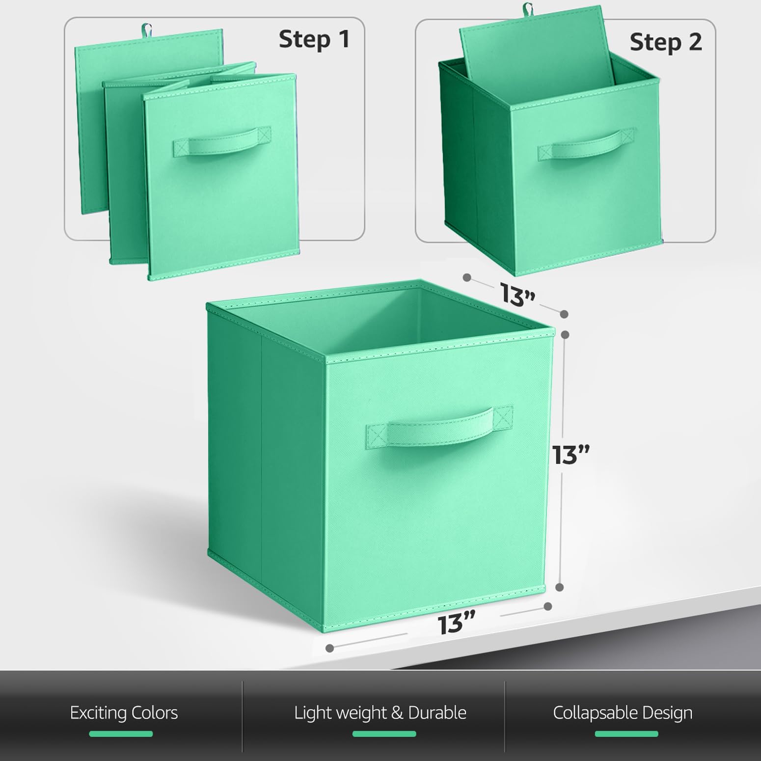 13 Inch Storage Bins (8 Count)
