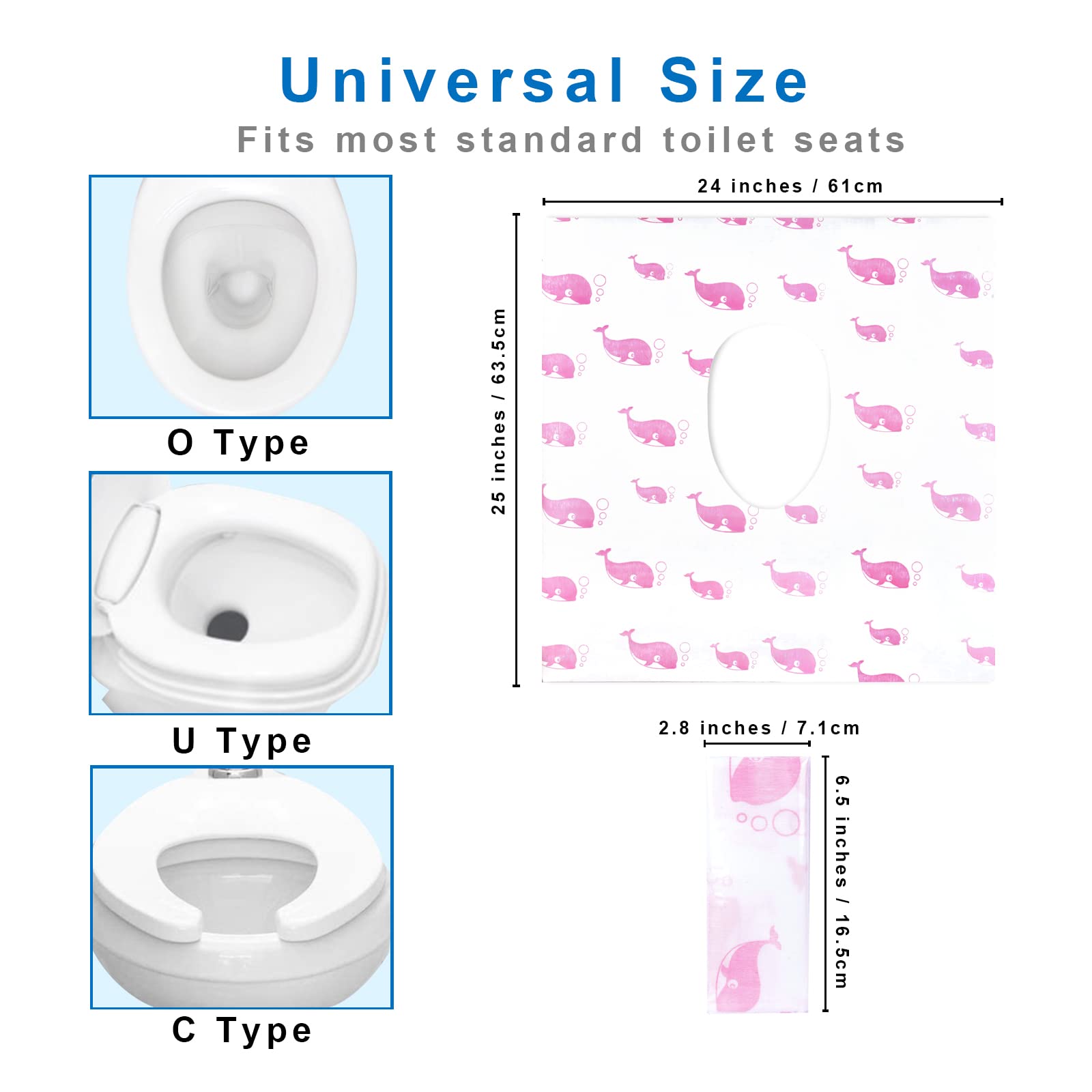 21 Pack Toilet Seat Covers Disposable