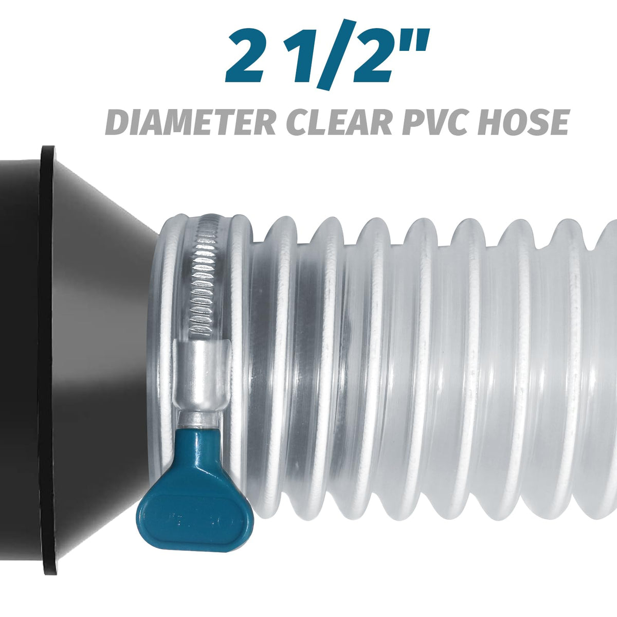 2 1 2" x 20' PVC Dust Collection Hose