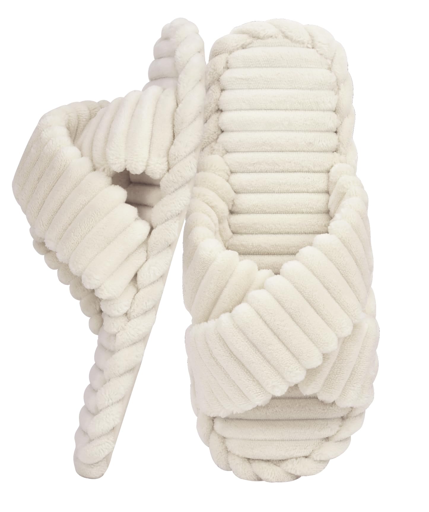 Women's Cozy Slippers Crossbands & Memory Foam