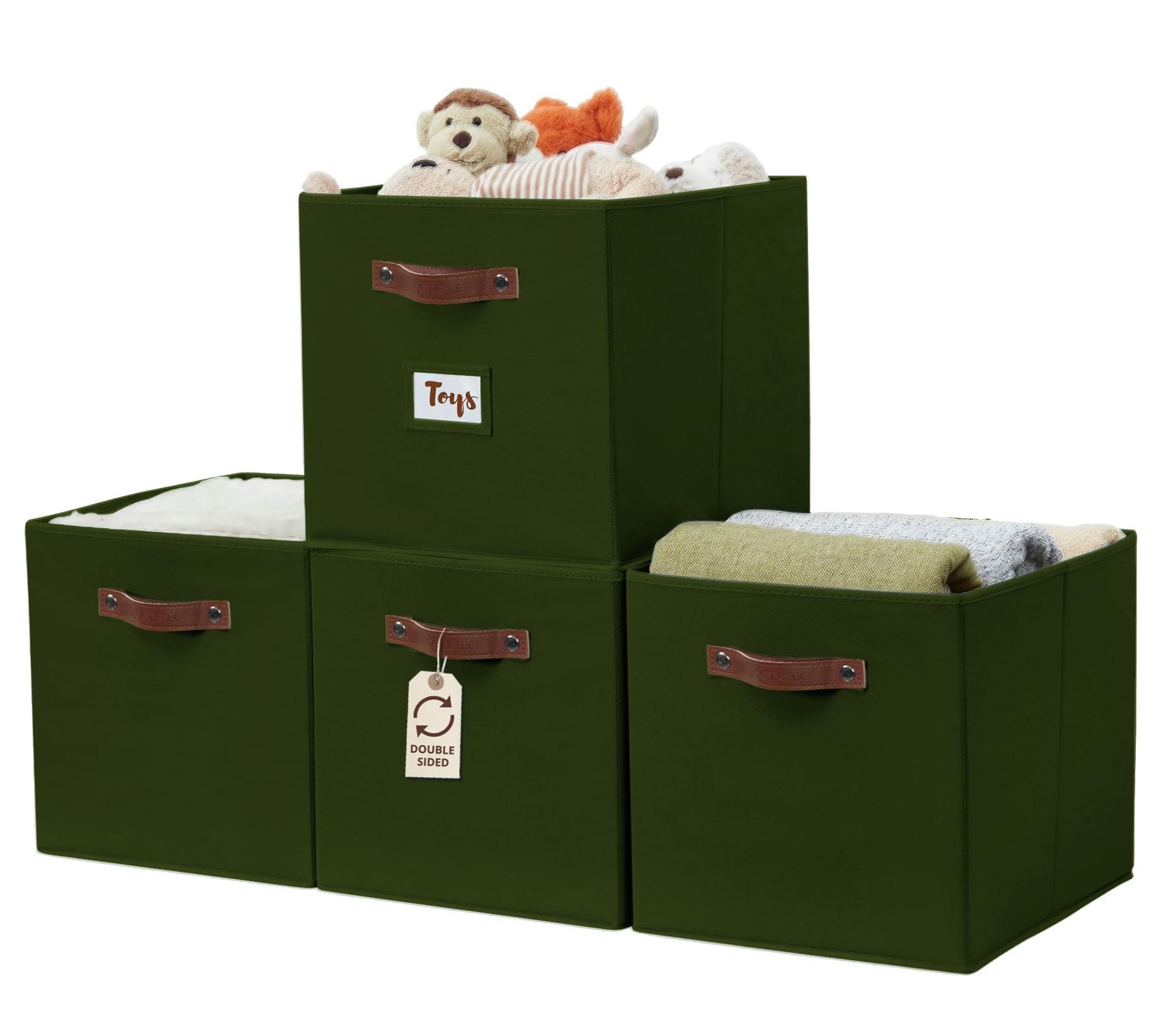Storage Bins Storage Baskets for Shelves (4 Count)