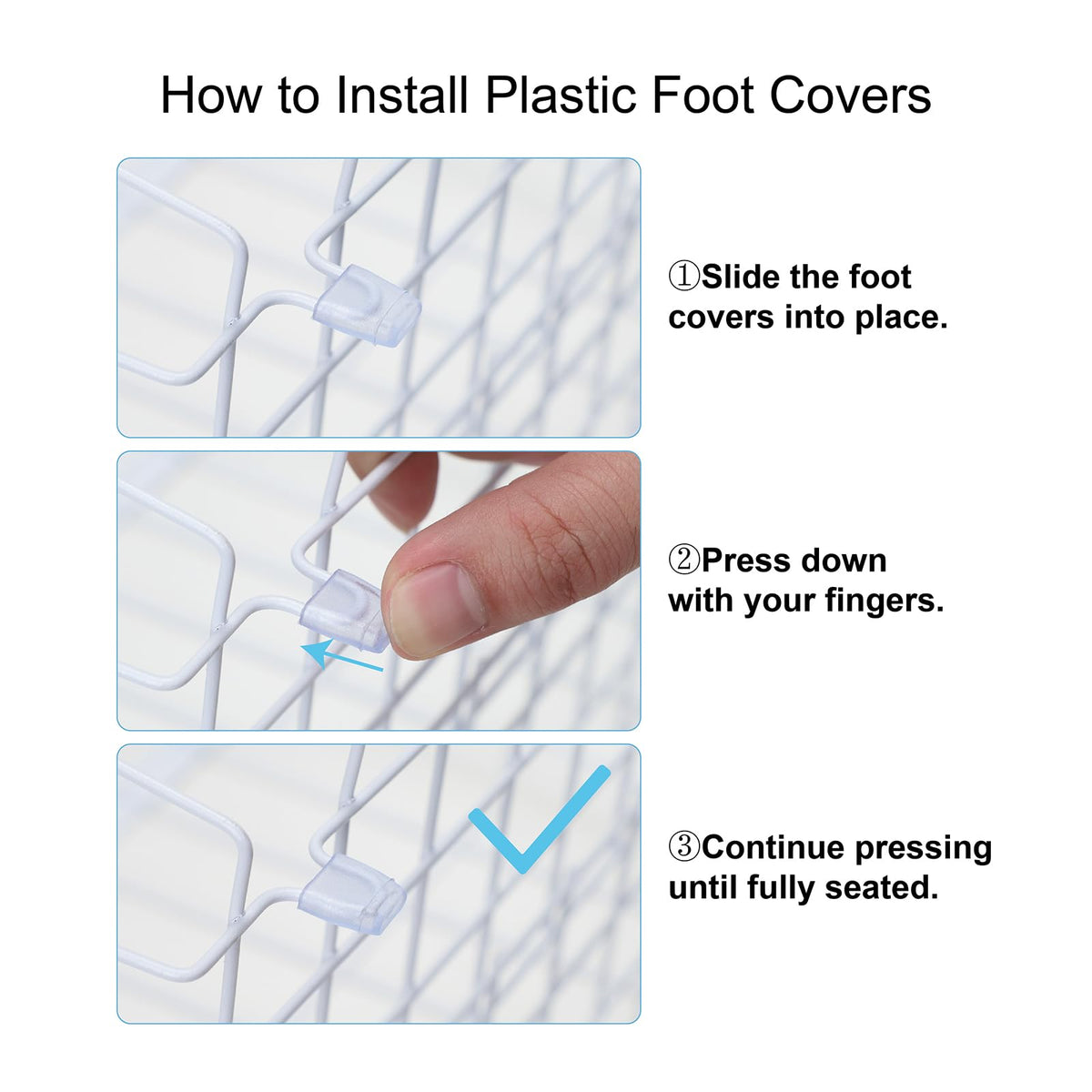 Deep Freezer Organizer Bins (4 Count)