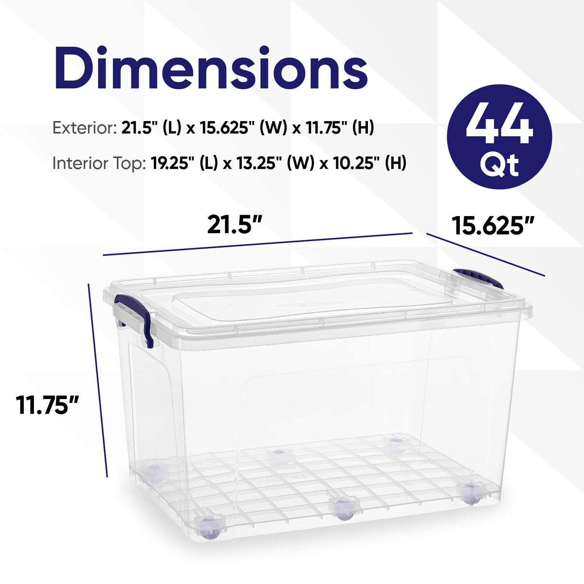 Storage Bins with Lids
