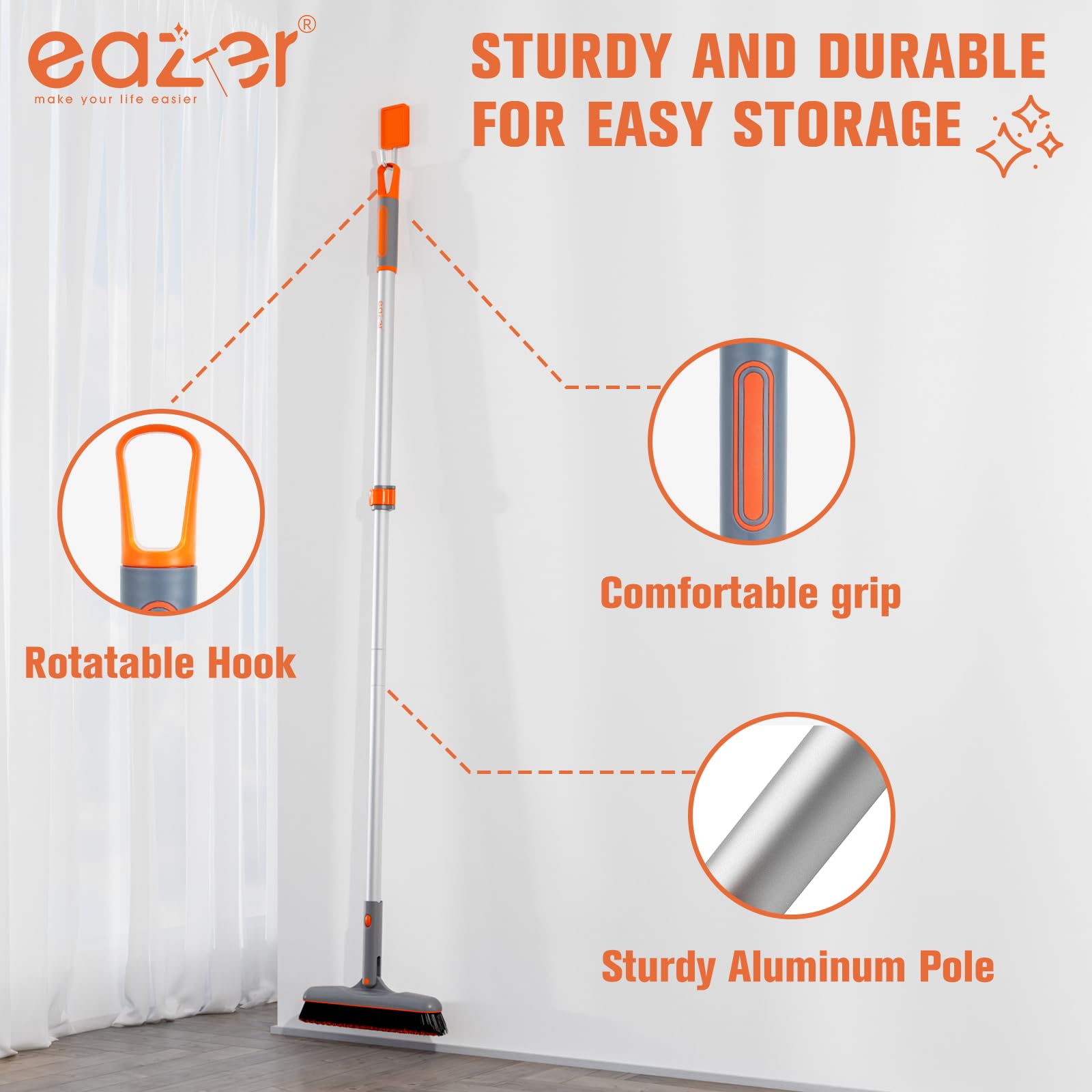 Grout Brush with Long Handle