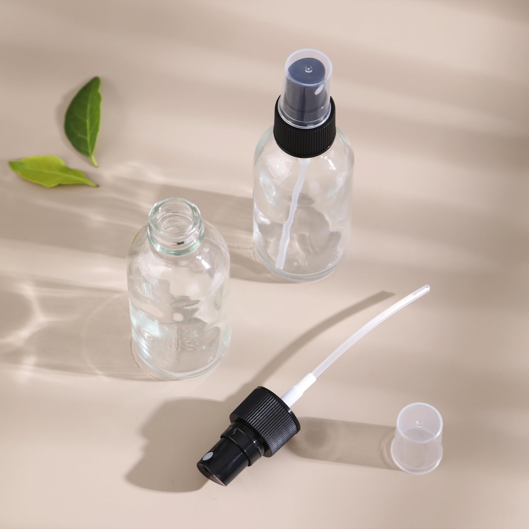 Clear Glass Small Spray Bottles 2 oz 48 Packs (48 Count)