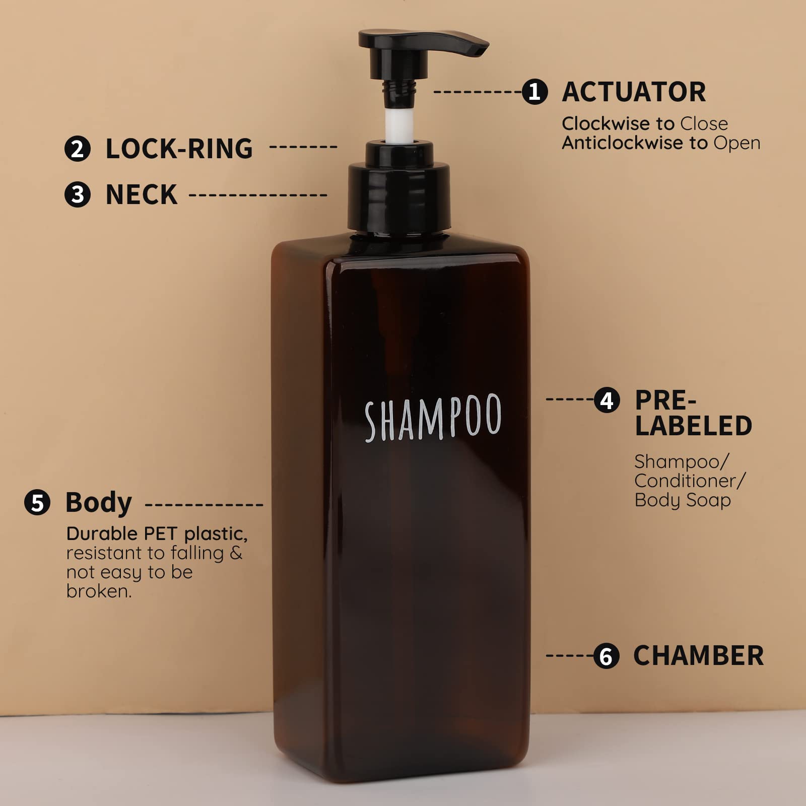 16.9oz Lotion Dispenser (3 Count)