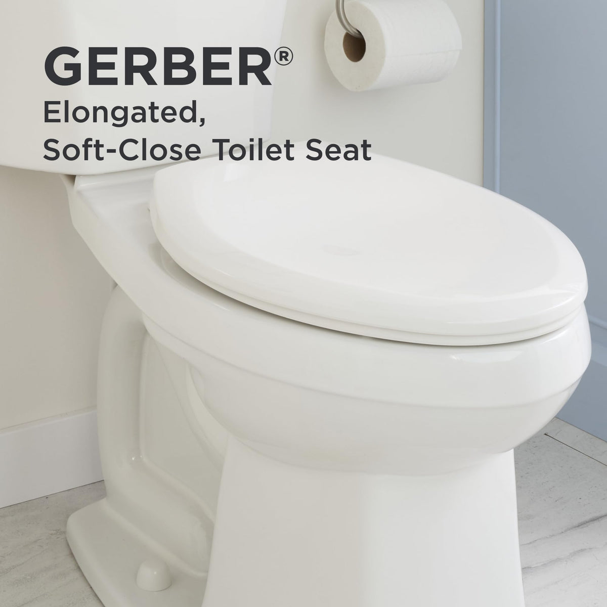Universal Elongated Toilet Seat with Cover