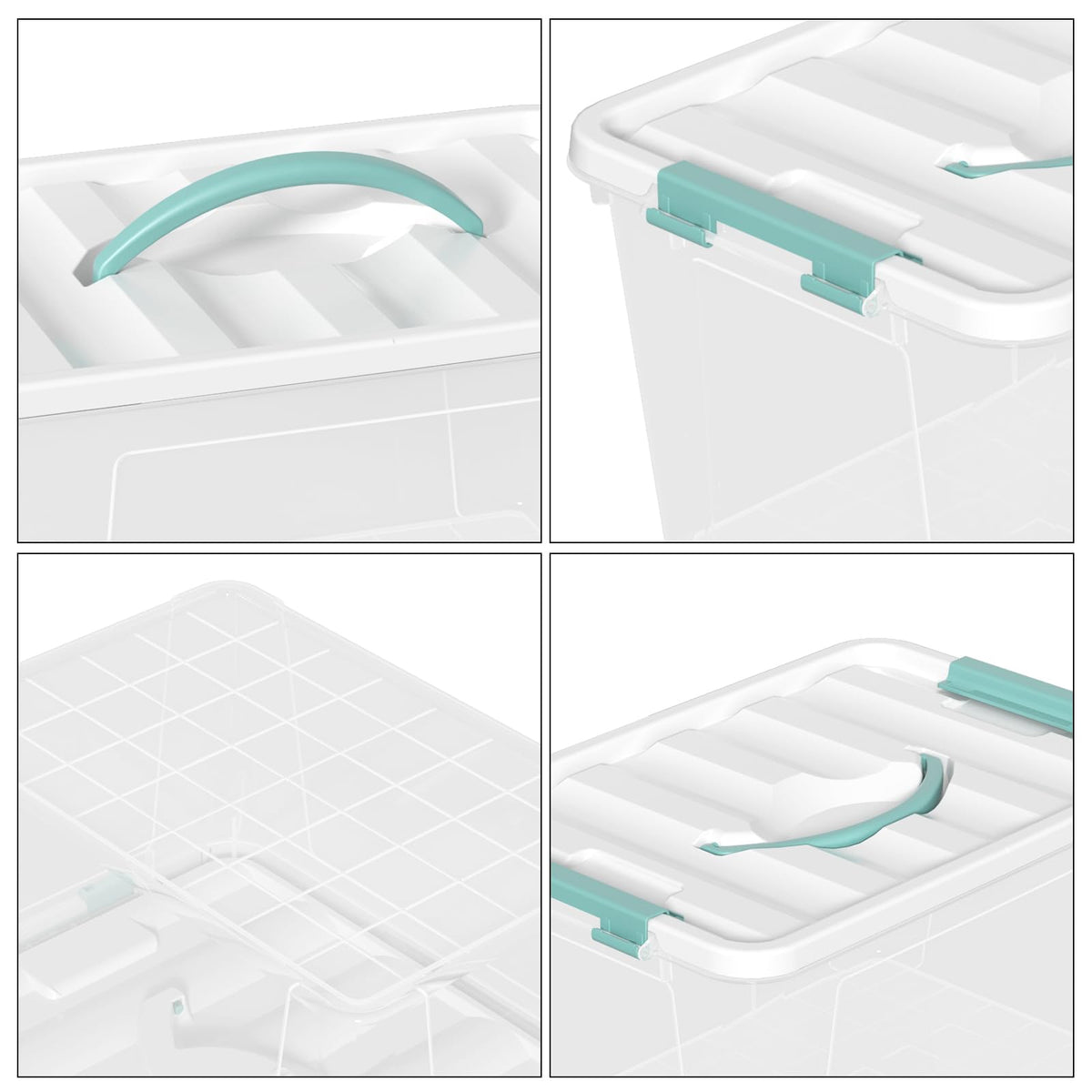 6 Pack Clear Storage Box (6 Count)
