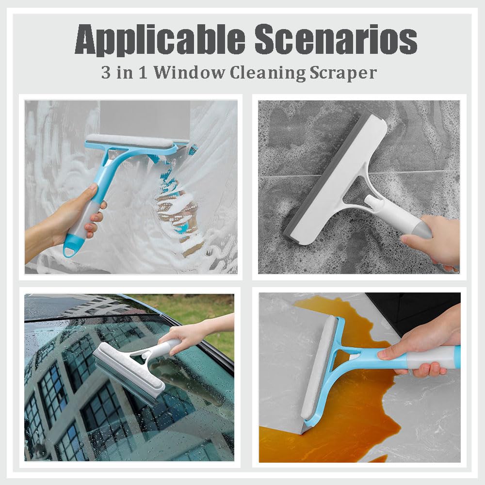 3 in 1 Window Cleaning Scraper